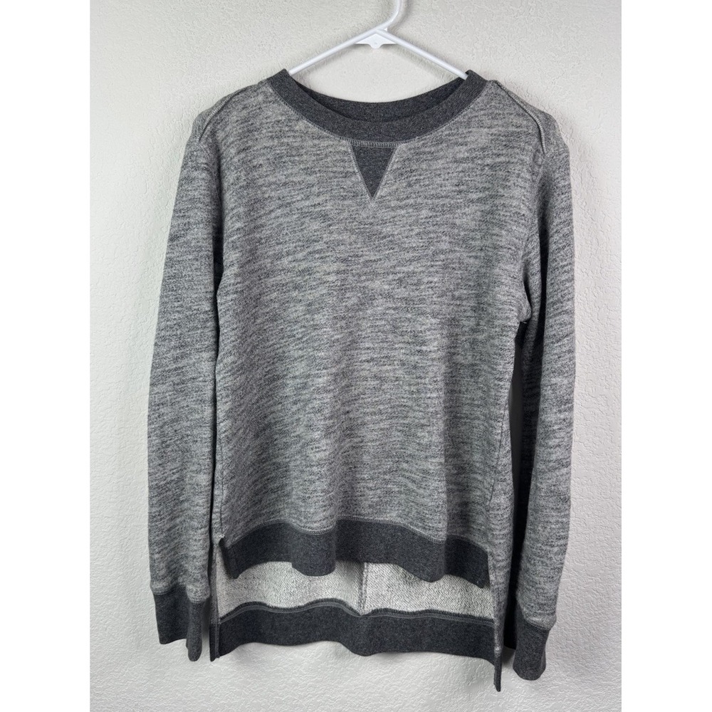 Rag & Bone Womens Cotton Crew Neck Pullover Sweatshirt Top Gray Sz XS Athleisure
